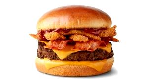 1 burger (555.7 g) BBQ Bacon Supreme Burger