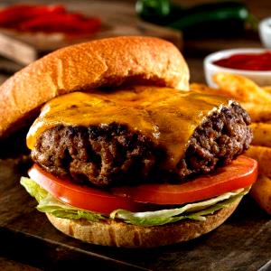 1 burger (6 oz) The Burger