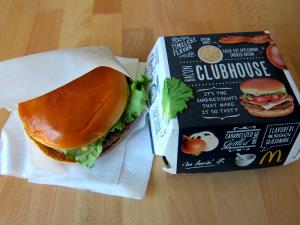 1 burger (6.9 oz) Bacon Clubhouse Burger (No Bun)