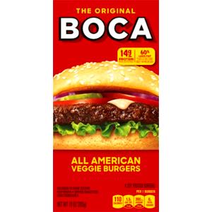 1 burger (71 g) All American Flame Grilled Soy Protein Burgers