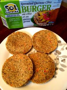 1 burger (71 g) Sprouted Quinoa Chia Burger