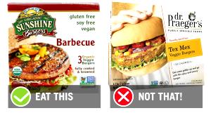 1 burger (71 g) Texas Veggie Burgers
