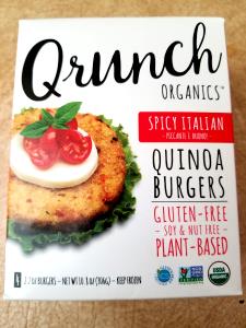 1 burger (77 g) Spicy Italian Quinoa Burgers
