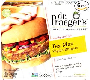 1 burger (78 g) Tex Mex Veggie Burgers