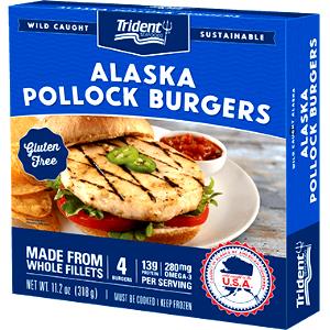 1 burger (79 g) Alaskan Pollock Burgers (79g)