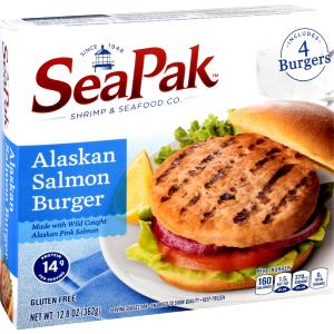 1 burger (8 oz) Salmon Burger