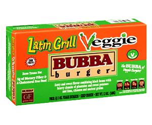 1 burger (85 g) Latin Grill Veggie