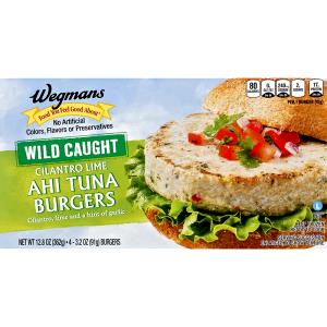 1 burger (91 g) Cilantro Lime Ahi Tuna Burger