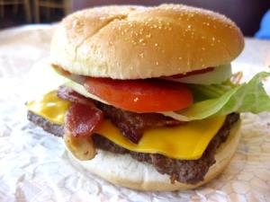 1 burger Bacon Deluxe Triple