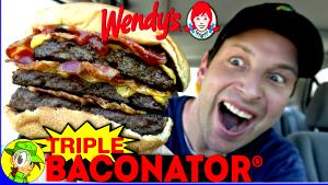 1 burger Baconator Triple