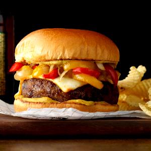 1 Burger Bratwurst Burger (Brotwurst)