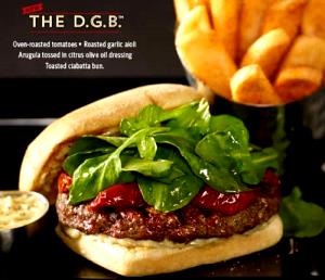 1 burger D.G.B. Burger