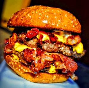 1 burger Double Bacon Cheeseburger