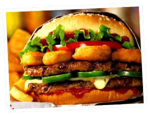 1 burger Fiery Ghost Tavern Double