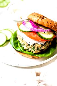 1 burger Greek Turkey Burger