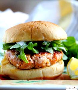 1 burger Grilled Salmon Burger