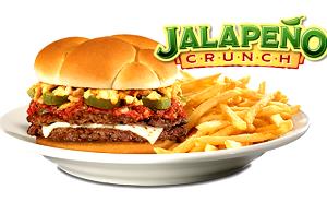 1 burger Jalapeno Crunch Steakburger