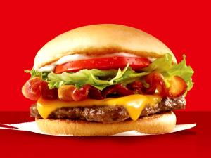 1 burger Jr. Bacon Cheeseburger