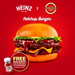 1 burger Ketchup & Mustard Steakburger