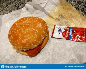 1 burger Ketchup & Onion with Cheese Steakburger