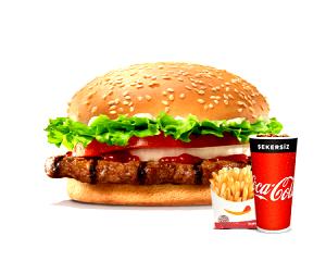 1 Burger King Double Cheeseburger Double Cheeseburger with Tomato and/or Catsup on Bun