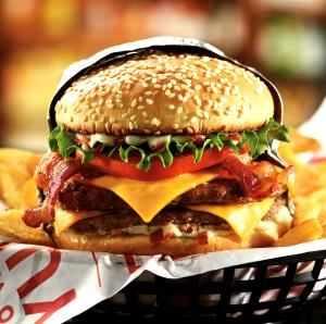 1 burger Pig Out Tavern Double