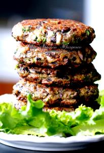 1 burger Portabella Veggie Burgers