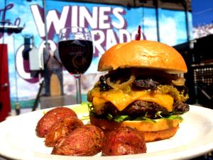1 burger Rocky Mountain Buffalo Burger