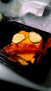 1 burger Son of Baconator (No Bun)