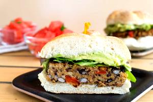 1 burger Southwest Black Bean Burger