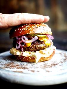 1 burger Spicy Chipotle Steakburger