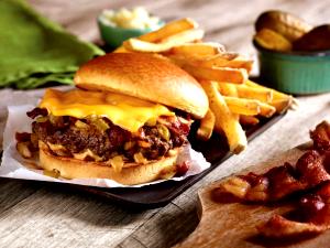 1 burger The American Standard