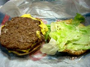 1 burger The Big Carl (No Bun)