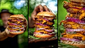 1 burger Triple Steakburger