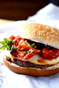 1 Burger Zesty Tomato Basil Burger