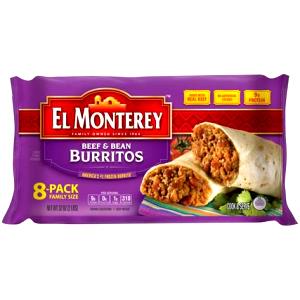 1 burrito (113 g) Beef & Bean Red Chili Burritos