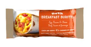 1 burrito (113 g) Breakfast Burrito - Egg & Bacon