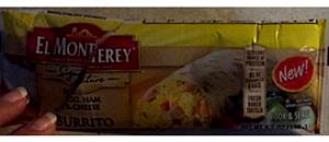 1 burrito (128 g) Egg, Ham, & Cheese Burrito