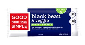 1 burrito (142 g) Black Bean & Veggie Burrito