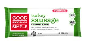 1 burrito (142 g) Turkey Sausage Breakfast Burrito