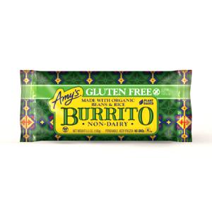 1 burrito (156 g) Gluten Free Non Dairy Burrito