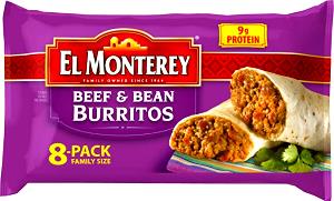 1 burrito (170 g) Dr. Sears Zone Bean & Cheese Burrito