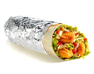1 burrito (170 g) Low Fat Chicken Burrito