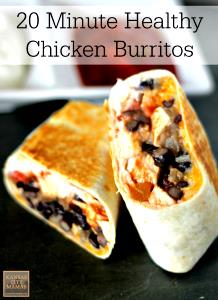 1 burrito (170 g) Skinny Low Fat Chicken Burrito