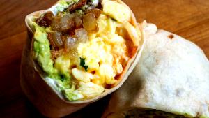 1 burrito (198 g) Bacon, Egg & Cheese