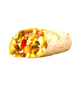 1 burrito (216 g) SuperSONIC Breakfast Burrito