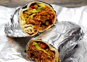 1 burrito (227 g) Beef Steak Burrito