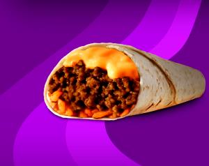 1 burrito (227 g) Cheesy Double Beef Burrito