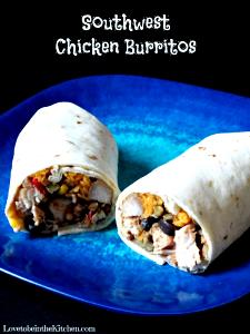 1 burrito (227 g) Quesorito Southwest Style Grilled Chicken Burrito