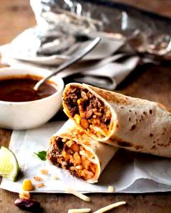 1 burrito (227 g) Shredded Beef Burrito (227g)